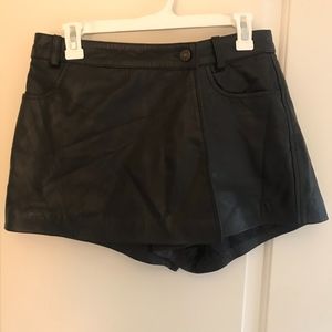 Mini Leather Skirt